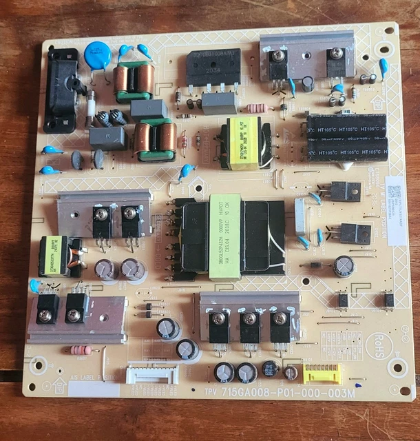 Carte D'alimentation Pour TV Philips 70PUS8505/12 - TPV715GA025-P01-000-003M