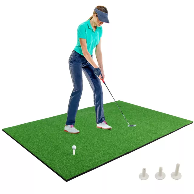 1m X 1.5m Golf Hitting Mat Golf Putting Mat Outdoor Real Feel Golf Practice Mat