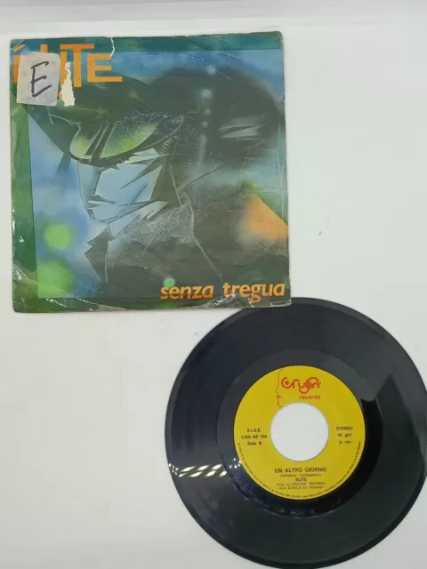 ELITE - Senza tregua 7" 1984 Italo 45 giri disco vinile