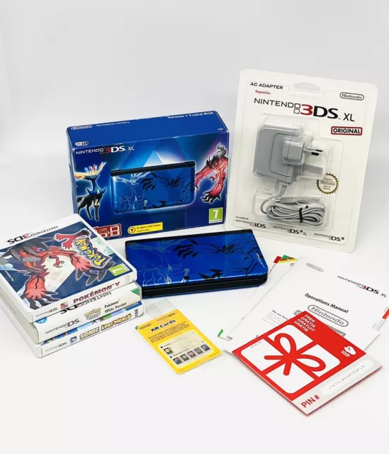 Nintendo 3ds xl shop xerneas yveltal blue