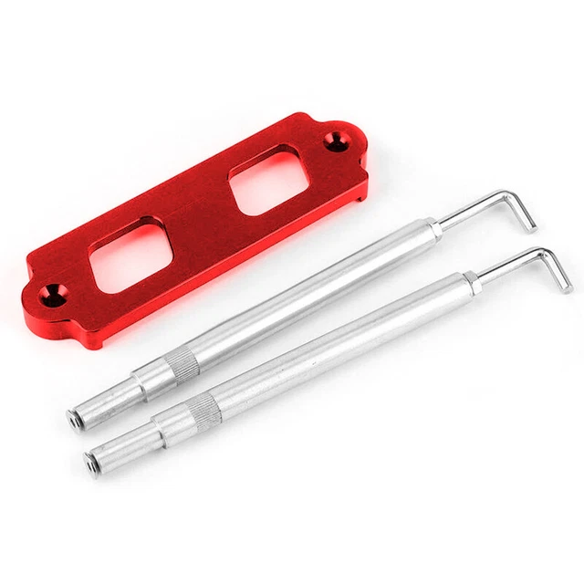 Car Battery Retaining Clamp Holding Clamp Bracket Bolt Tie Down Van Boat Red×1