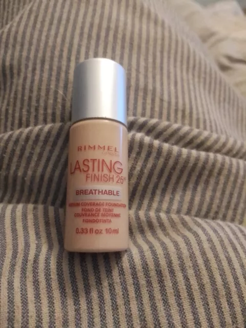 New Rimmel Sample Lasting Finish Breathable Medium Coverage Foundation Shade 201