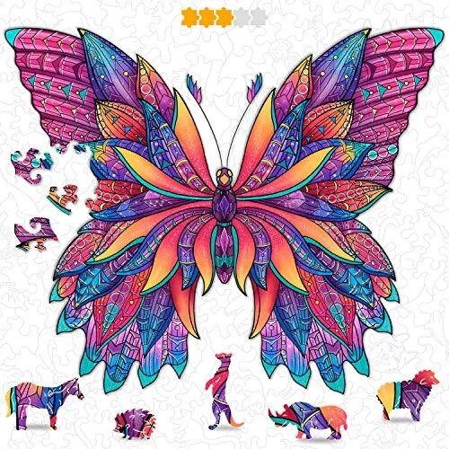 Hodslen Woods - Animal Wooden Jigsaw Puzzles for Kids 12+ Years Adult Teens F...