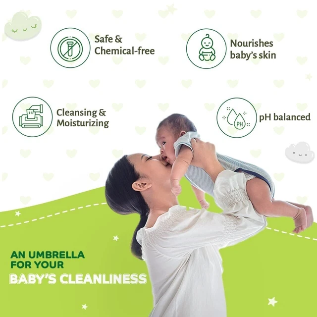Dabur Baby Wipes: Wet Wipes enriched with Aloe Vera & Amba Haldi 80 Wipes Pack 6 3