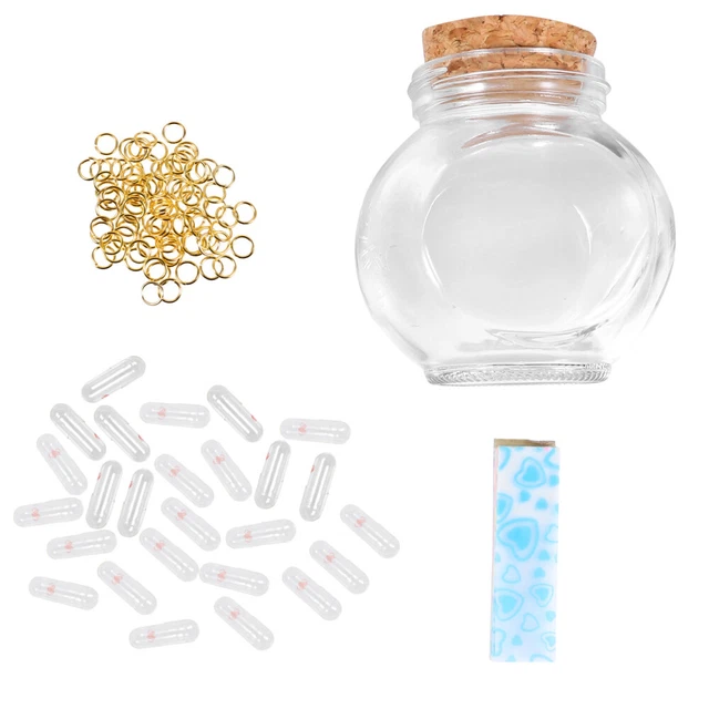 1 Set Creative Paper Notes Drift Bottle Romantic Wishing Bottle