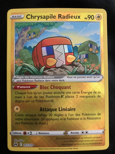 CHRYSAPILE RADIEUX 051/159 - Carte Pokémon EB12.5 ZENITH SUPREME - NEUF - FR