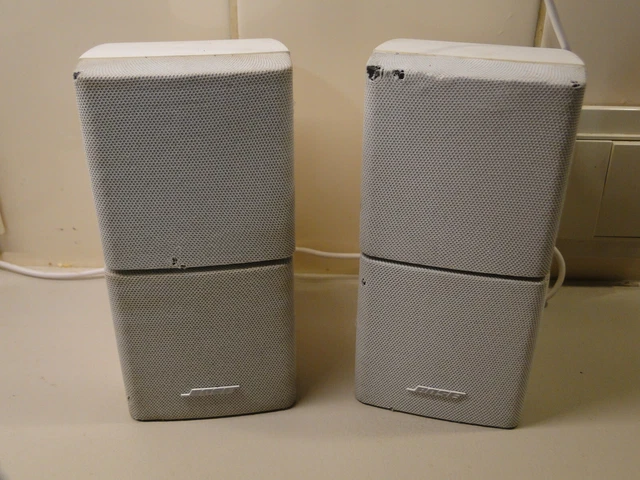 Bose Acoustimass Double Cube Enceinte Blanc Avec Support - Simple