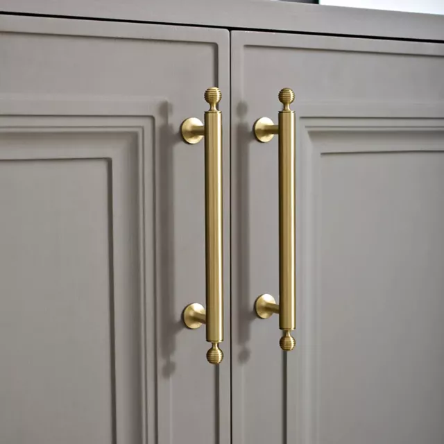 3.78" 5" 6.3"Solid Brass Drawer Pulls Knobs Ball Dresser Knobs Kitchen Handles