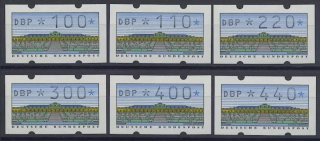 Bund Automatenmarken - 1993 Atm 2 Sanssouci 1.1 Vs 3 - Eindruck Dbp 100 - 440 **