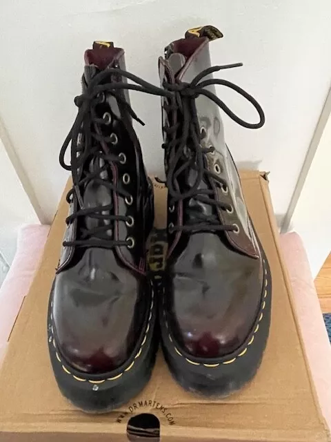 Dr.Martens Mens Boots Jadon Lace-Up Zip Ankle Leather