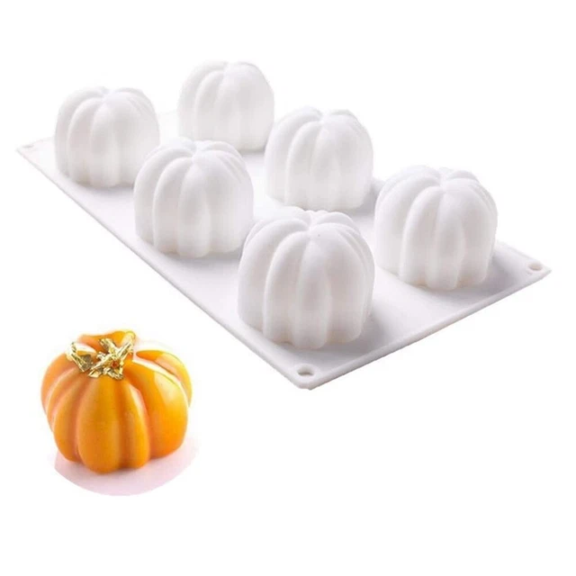 Stampo in silicone zucca Halloween 3D candela artigianato sapone fai da te - stampo da forno cioccolato