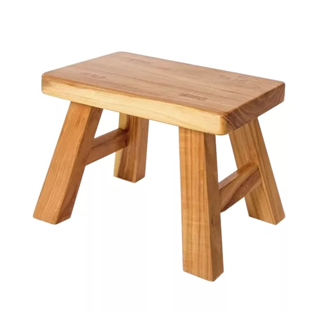 Baby Kids Step Ladder Stable Wooden Stool Bedroom Home Decor Gift With Legs