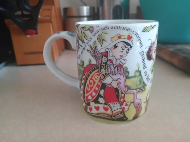 Paul Cardew Alice In Wonderland Cafe Cup Queen Of Hearts Cheshire The Cat