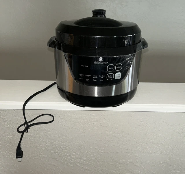 Cook S Essentials 2Qt Stainless Steel Presure Cooker W/ Presets Model 825