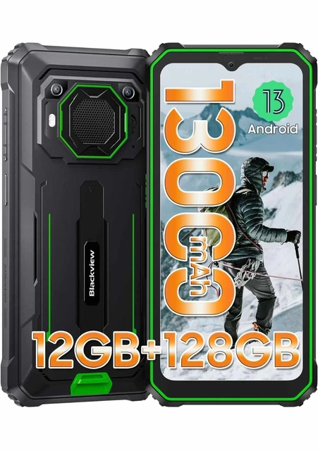 Blackview Rugged Phone, BV6200Pro 12GB+128GB/2TB TF, 13000mAh Battery Unlocked