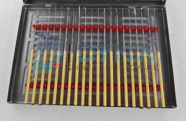 Rhoton Micro Dissector Set 20 pièces avec instruments chirurgicaux de...
