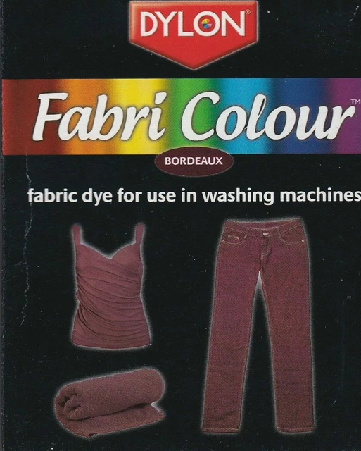 Color fábrica de dilon - tinte para lavadora - Burdeos - rico color vino - nuevo en caja