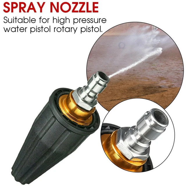 Délicat Buse Rotatif Turbo Brancher Rapide 1 PC Rondelle 105 40mm 3600PSI