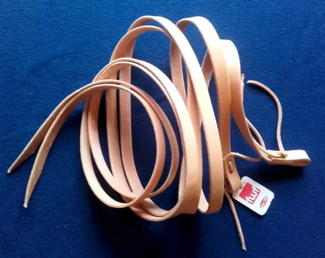 Westernzügel, Fahlleder , NATUR, offen, western reins   3/4 x 230 cm    *NEU*