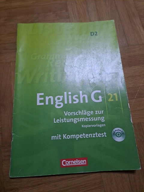 VORSCHLÄGE ZUR LEISTUNGSMESSUNG English G 21 D2 Kopiervorlagen EUR 4,00