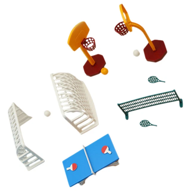 HOUSE DOLL SUPPLIES Sports Equipment Dollhouse Basketball Hoop £9.88