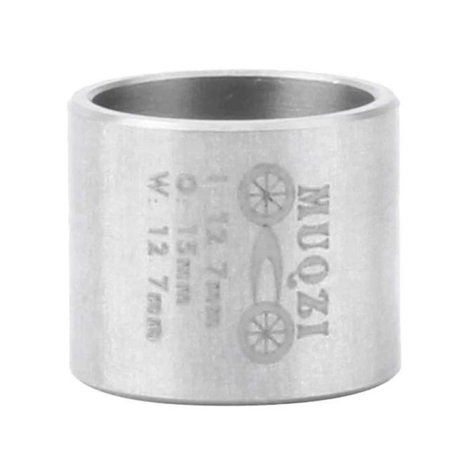 Boccola DU Per Ammortizzatori Fox Bici | In Acciaio Inox | 12.7x15x12.7 Mm | Per Sospensioni Posteriori - Foto 2