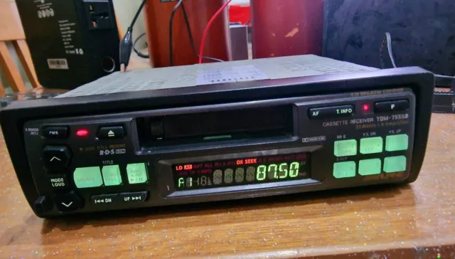 ALPINE TDM-7555R RECEIVER, CASSETTE DECK, CD-CHANGER CONTROl