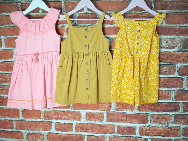 Girls Bundles Aged 4-5 Years Next Mothercare M&S Bright Dresses Playsuit 110Cm