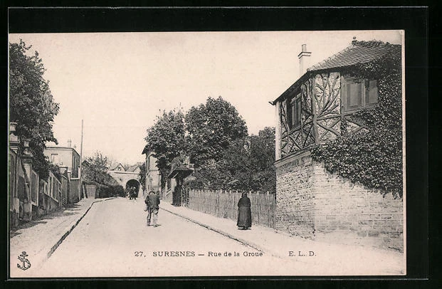 CPA Suresnes, Rue de la Groue, street view