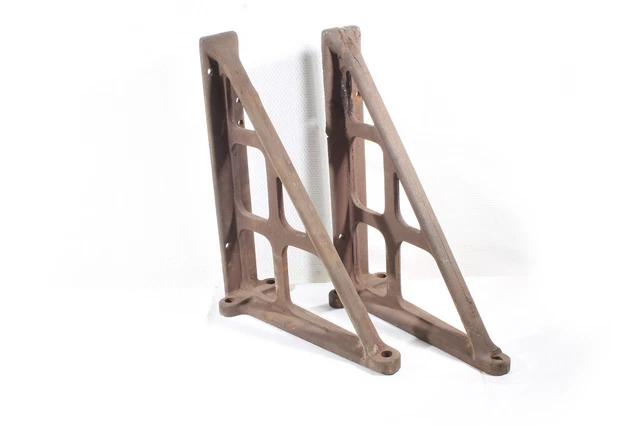2X Soporte Estante Consola Vintage Taller Loft Estante de Ángulo