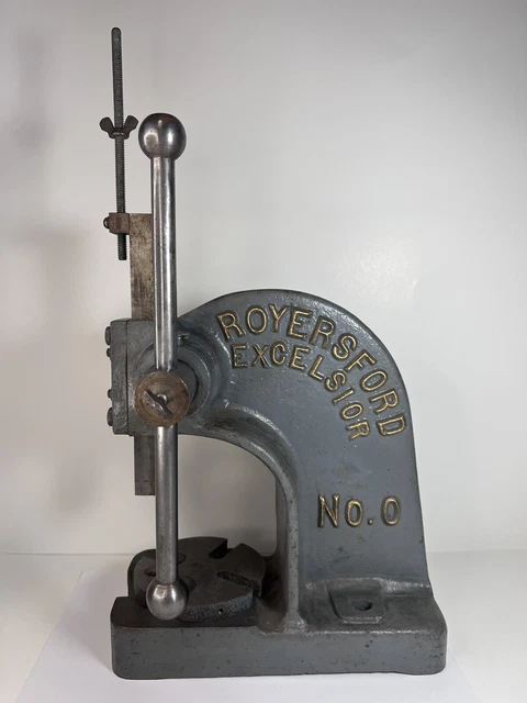 RARE! Antique Royersford Excelsior No. 0 Arbor Industrial Press
