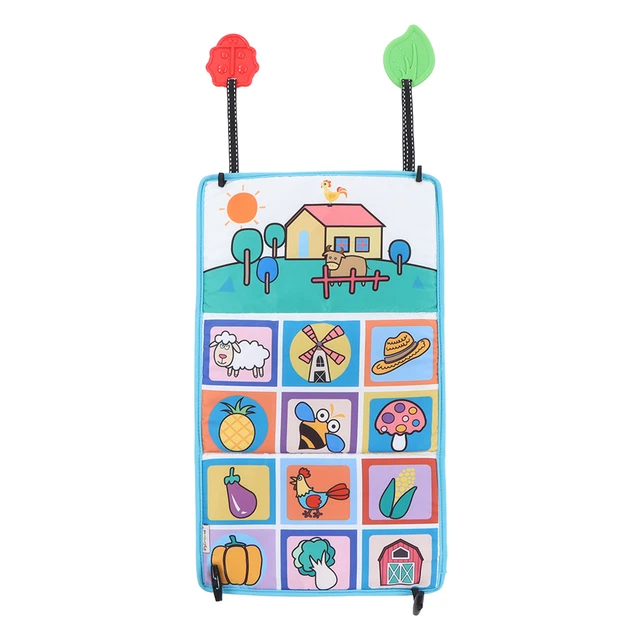 New Collapsible Tummy Time Floor Mirror Bright Color Visual Stimulation Infant