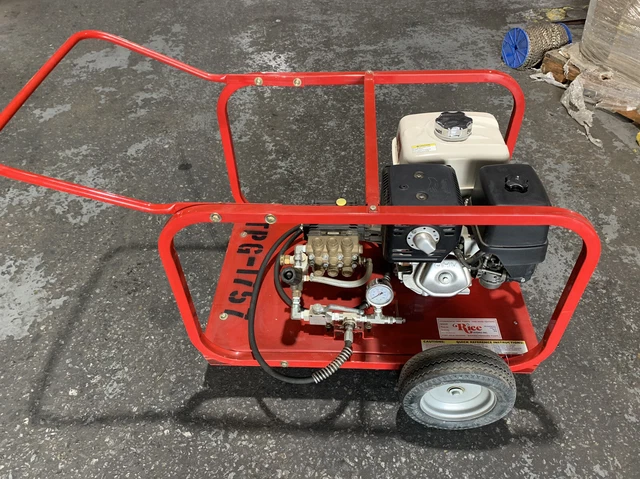 Rice Hydro TRH-8 Hydrostatic Test Pump 4 GPM up to 3600 PSI Rice Hydro TRH-8 Hydrostatic Test Pump 4 GPM up to 3600 PSI