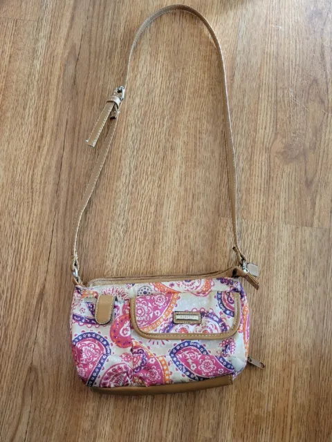 Rosetti Spring Floral Handbag Purse With Shoulder Strap