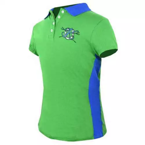 KAKI Kids Child Youth Signature Polo Green and Blue Size 4