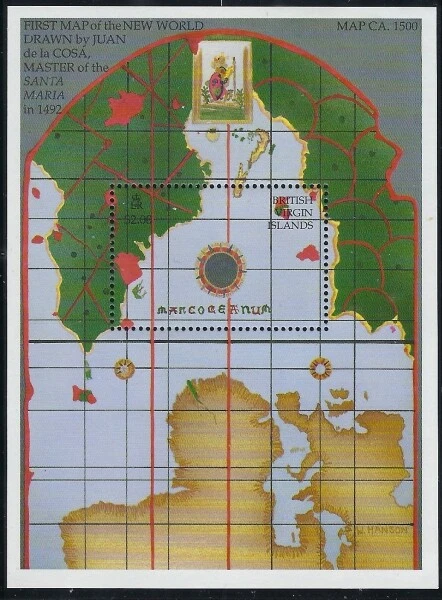 British Virgin Is 756 MNH 1992 Columbus Voyages anniv (mm1011)