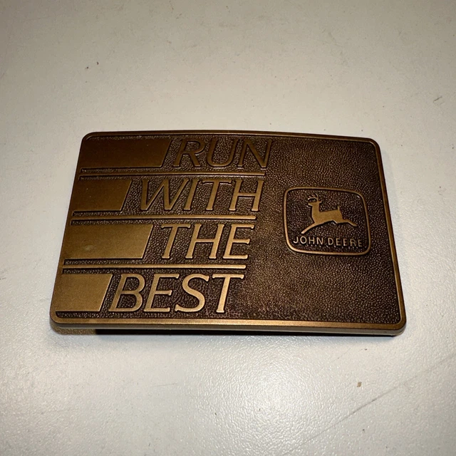 John Deere “Run With The Best” Belt Buckle Special edition 1988