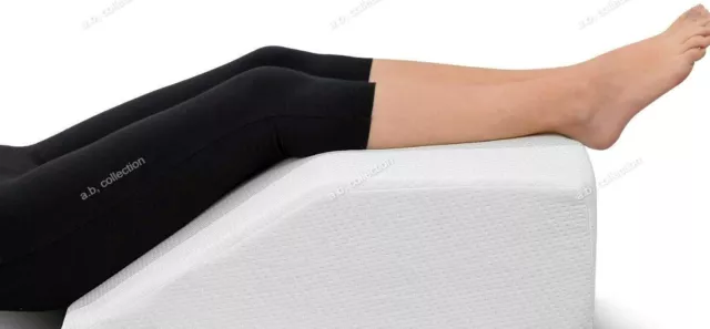 Leg Elevation Wedge Pillow Back & Knee Support Pain Relief Orthopaedic UK Foam