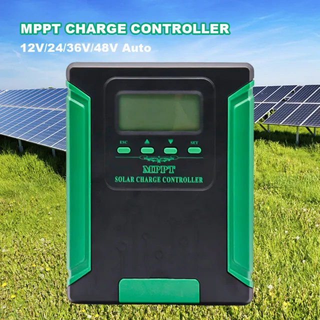 Regolatore di carica solare 12V/24V/36V/48V auto MPPT regolatore solare regolatore fotovoltaico 30A-120A