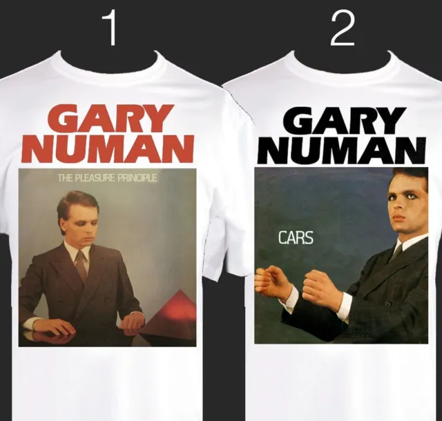 Gary Numan TShirt - Cars, The Pleasure Principle. 1980s Electropop Star /Leader