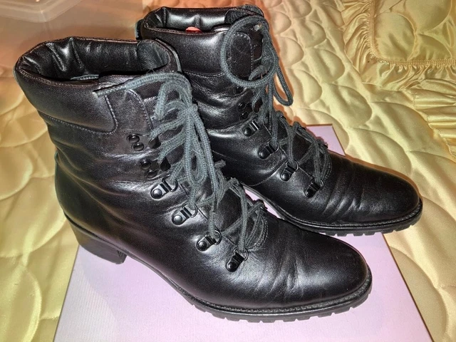 Bottines marque Parallèle en cuir de veau noir pointure 39 très bon état