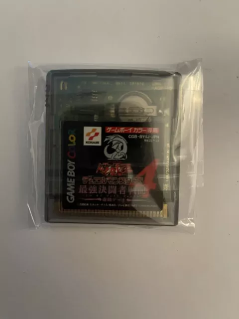Yu Gi Oh! Duel Monsters 4 Nintendo Gameboy Japanese Genuine - Tested -🇬🇧Seller