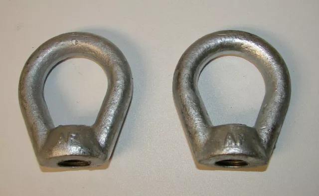 ALUMA-FORM AF1093 3/4" -10 Eye Nut Eyelet Eyenut Oval, Hot Tip Galvanized (Qty-2