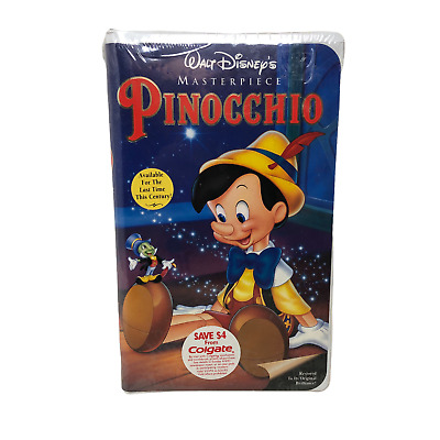 VTG Walt Disneys Masterpiece Pinocchio VHS Tape 239 V Sealed