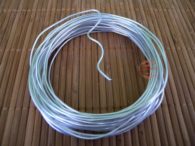 2 mt Filo Alluminio Tecnica Wire Modellabile di 2mm color Argento Bigiotteria