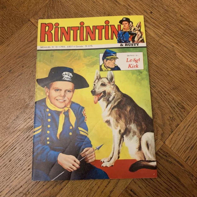 Rintintin et Rusty / album numéro 72 / Mensuel / 1976 TBE