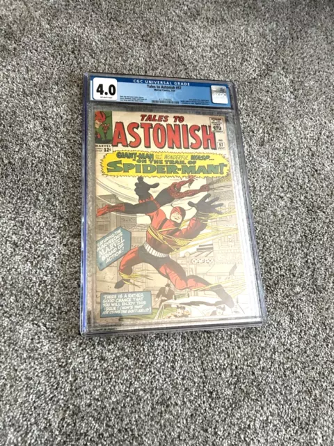 Tales To Astonish #57 CGC 4.0 MARVEL COMICS 1964 Giant-Man Spider-Man X over.