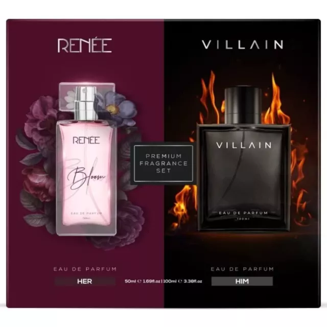 RENEE x VILLAIN Love Him & Love Her Premium EDP Parfum Combo Unisexe