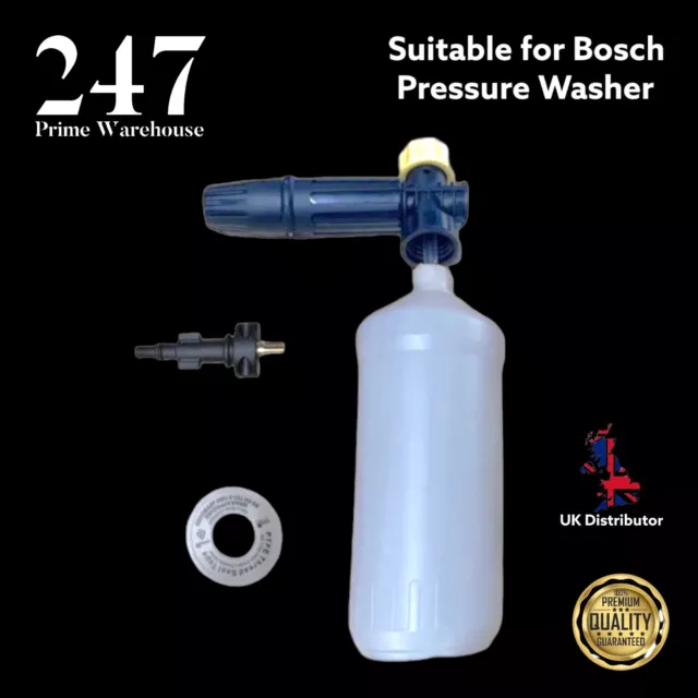 Nieve Espuma Lanza Cannon Pistola Bosch Coche Lavadora de Presión Lavado Botella