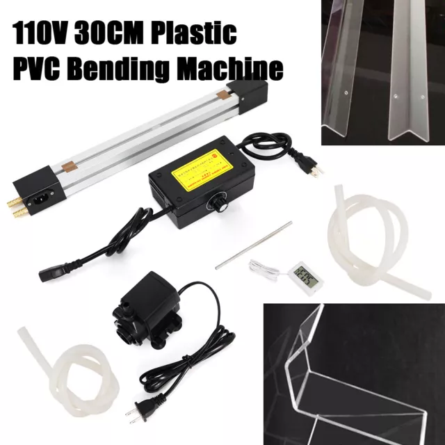 12" Acrylic PVC Plastic Strip Heater Bender Handheld Bending Machine 110V 300W